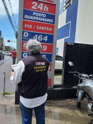 Procon-JP constata que preço médio da gasolina é de R$ 5,376 na Capital; diferença está em R$ 0,23